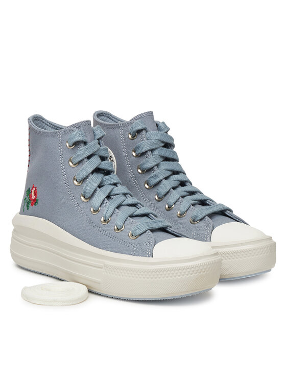 Converse Кеди Converse Chuck Taylor All Star Move Platform Rose A12571C Сірий