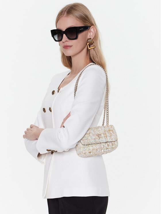 Дамска чанта Guess Spark (TA) Mini Bags HWTA87 00780 Бежов | Obuvki.bg