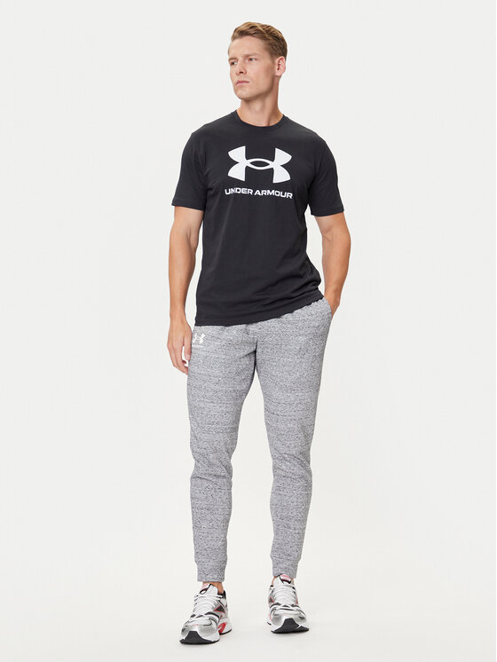 Under Armour Under Armour Футболка Ua Sportstyle Logo Update Ss 1382911-001 Чорний Loose Fit