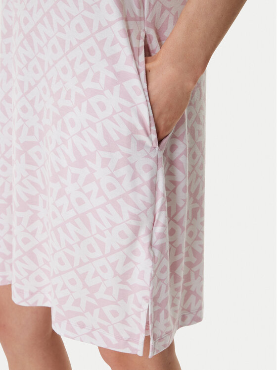 DKNY DKNY Нічна сорочка YI30058 Рожевий Regular Fit