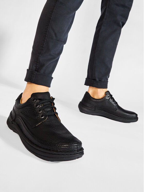 Clarks Туфлі Clarks Nature Three 203390087 Чорний