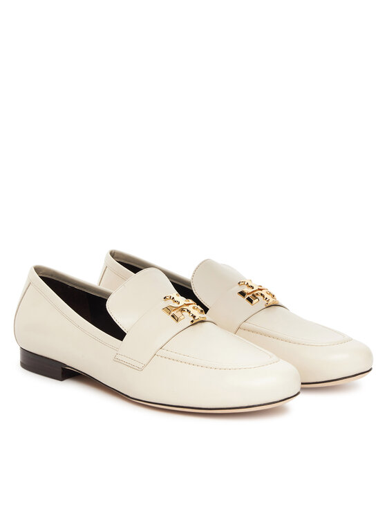 Tory Burch Loafersy Tory Burch Eleanor Loafer 158204 Écru