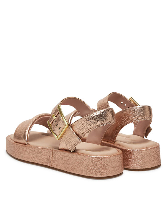 Clarks Босоніжки Clarks Alda Strap 26181223 Золотий