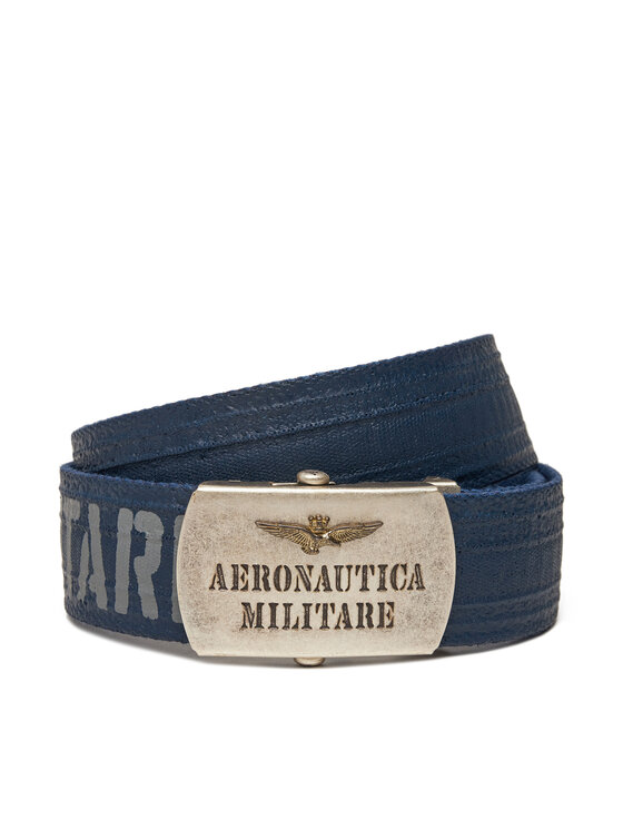 Aeronautica Militare Pánský pásek Aeronautica Militare 251CI317CT3585 Modrá