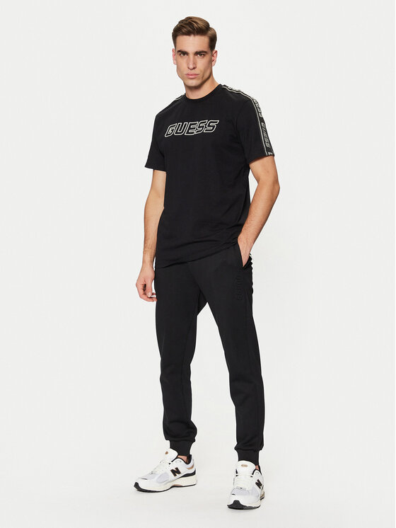 Guess Guess Футболка Arlo Z4GI18 J1314 Чорний Regular Fit