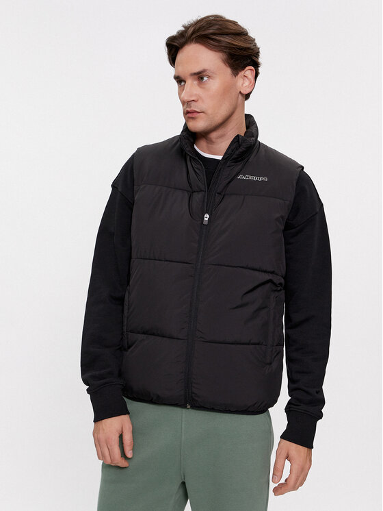Kappa Kappa Chaleco Emanu 361F8RW Negro Regular Fit