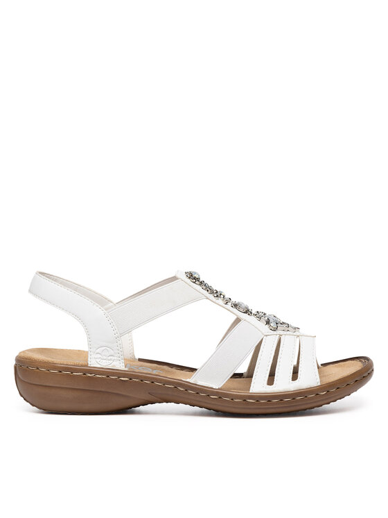 Rieker Sandali Rieker 60839-80 Bela