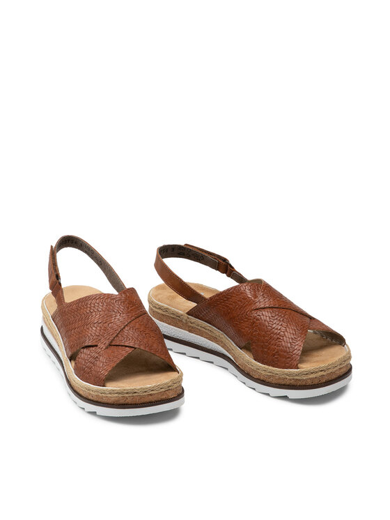 Rieker Espadrilės Rieker V79B4-25A Ruda