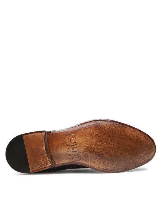 Lord Premium Polobotky Lord Premium Double Monks 5502 Hnědá