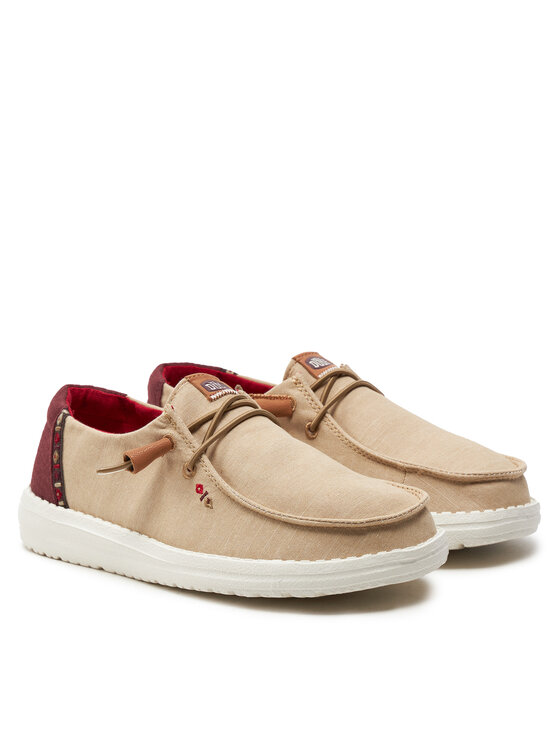 Hey Dude Обувки Hey Dude Wendy Chambray Boho 40729-255 Бежов