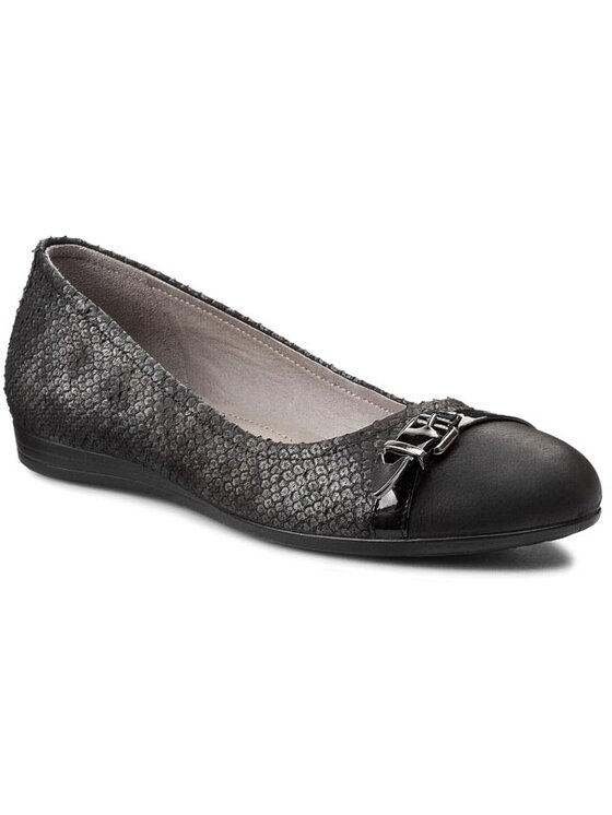 ECCO Balerina ECCO Touch 15 26018356119 Fekete