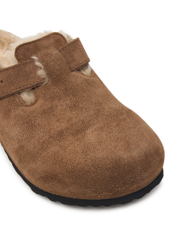 Birkenstock Παντόφλες Birkenstock Boston Shearling 1032440 Καφέ