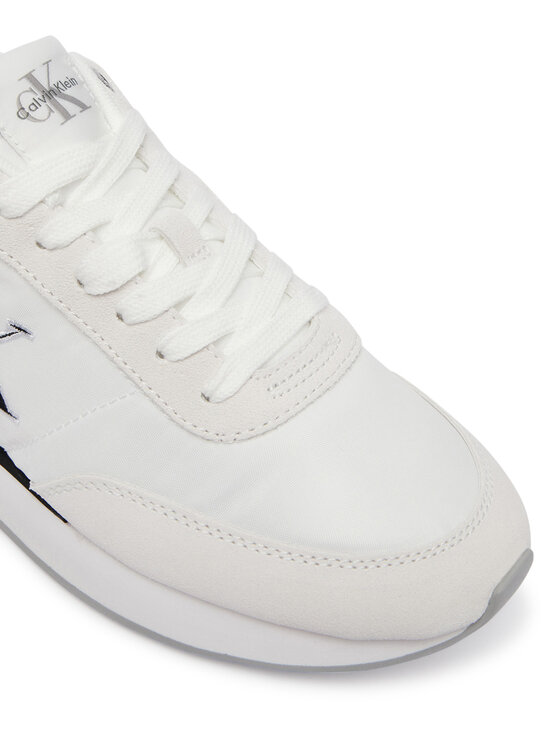 Calvin Klein Tenisice Calvin Klein Retro Runner Ess Mix Mat Wmn YW0YW01990 Bijela