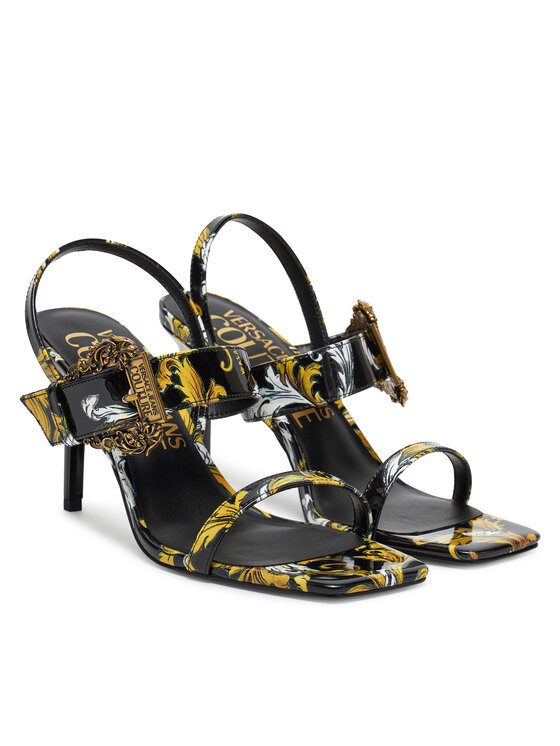 Versace Jeans Couture Босоніжки Versace Jeans Couture 78VA3S71 Чорний