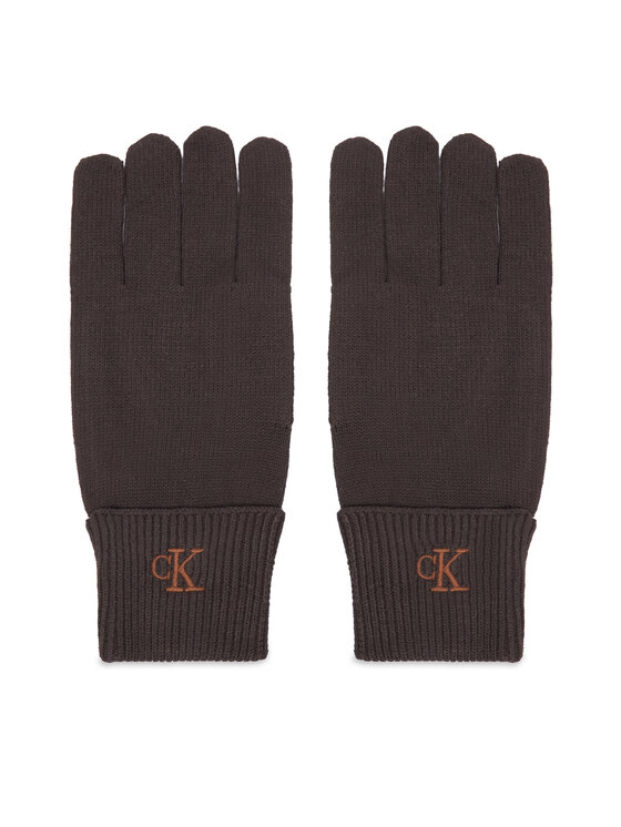 Calvin Klein Moteriškos Pirštinės Calvin Klein LV14F8021G Tamsiai ruda