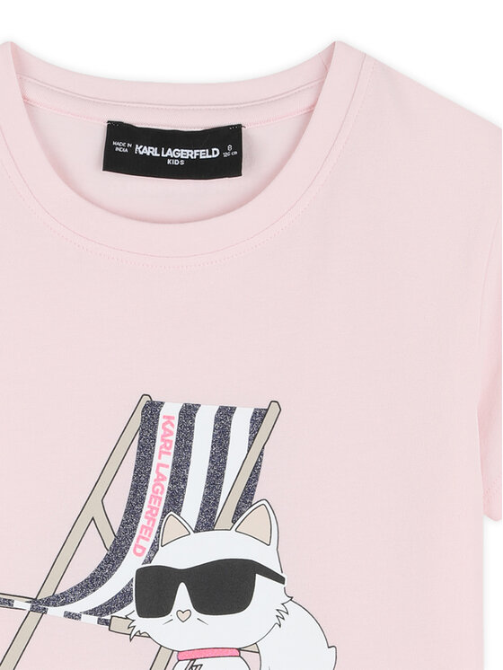 Karl Lagerfeld Kids Karl Lagerfeld Kids Camiseta Z31157 S Rosa Regular Fit