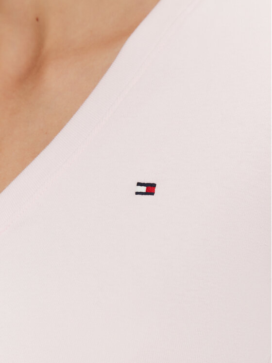 Tommy Hilfiger Tommy Hilfiger Majica New Cody WW0WW40584 Roza Slim Fit