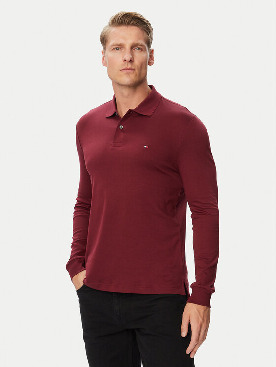 Tommy Hilfiger Tommy Hilfiger Polo MW0MW37317 Guinda/burdeos Regular Fit