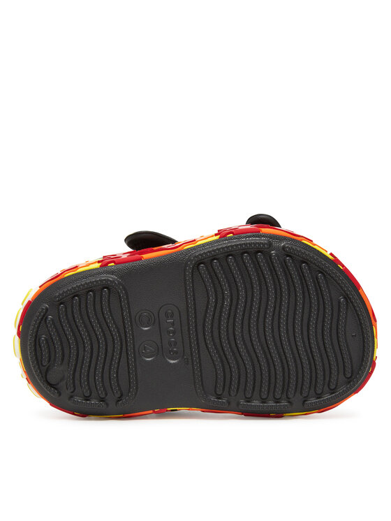 Crocs Sandale Crocs Toddler Crocband™ Cruiser Flames 211269 Negru