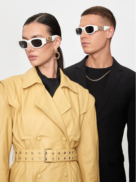 Versace Okulary przeciwsłoneczne Versace 0VE4361 401/87 Biały