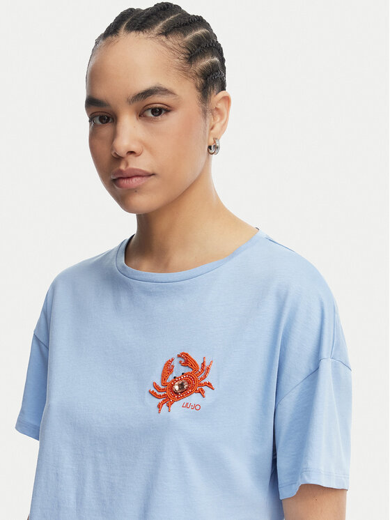 Liu Jo Liu Jo Camiseta WA6414 JS923 Azul Regular Fit