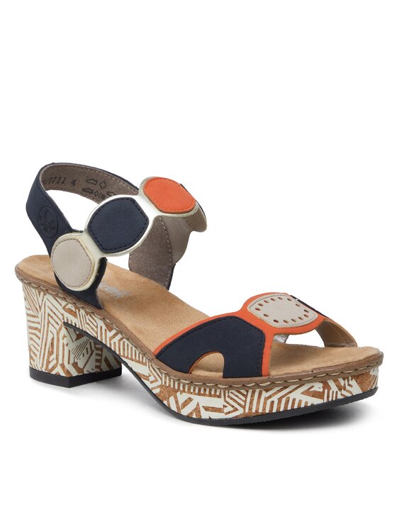 Rieker Sandali Rieker 63876-90 Pisana