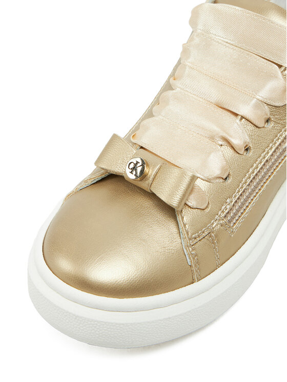Calvin Klein Jeans Sneakersy Calvin Klein Jeans Low Cut Lace-Up Sneaker V4A9-83046-1322 M Złoty