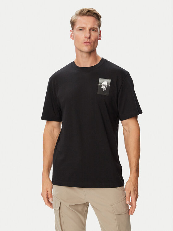 The North Face The North Face Camiseta Apex ’75 Collage NF0A8H5K Negro Regular Fit