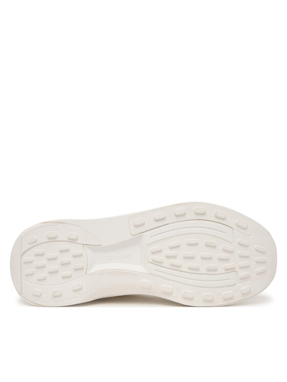 Calvin Klein Сникърси Calvin Klein Andrea - Chunky Ck Stripe Runner Trainers HM0HM02158 Бял