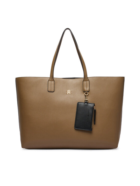 Tommy Hilfiger Bolso Tommy Hilfiger Th Icon Tote AW0AW18173 Marrón