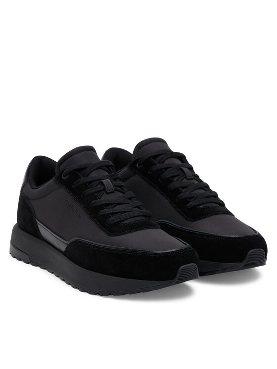 Calvin Klein Sneakers Calvin Klein Low Top Lace Up Repreve Mix HM0HM01714 Negru