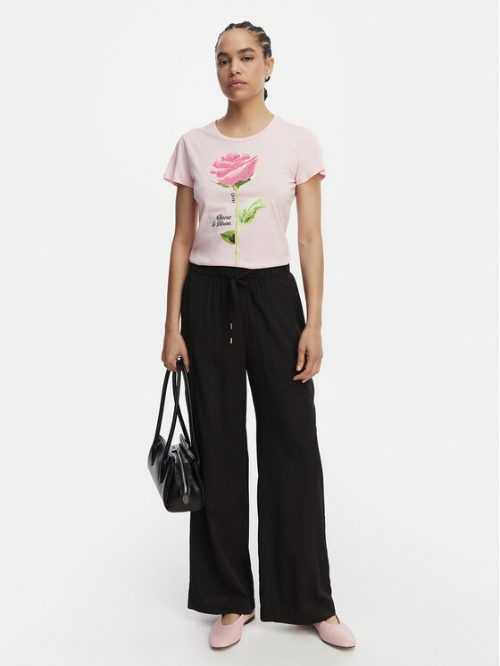 Liu Jo Liu Jo Camiseta WA6477 JS923 Rosa Regular Fit