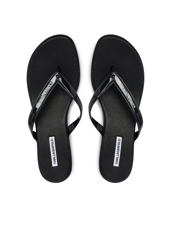 KARL LAGERFELD В'єтнамки KARL LAGERFELD Jelly Heel KL83006 Чорний