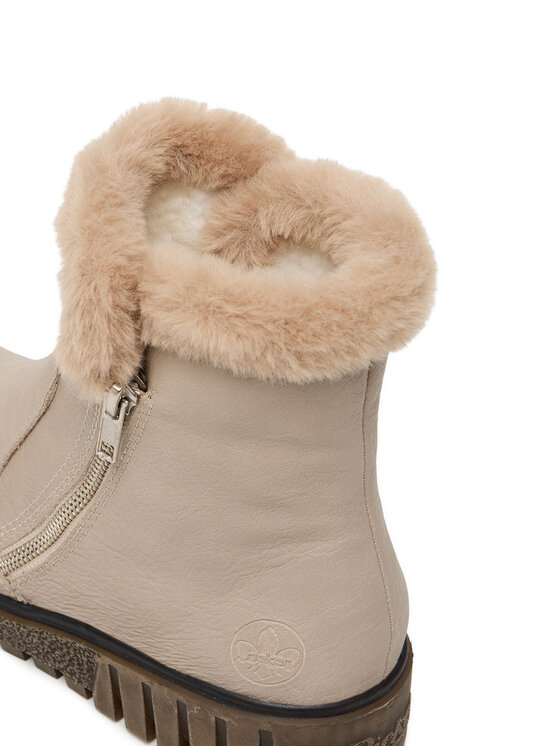 Rieker Botine Rieker Y3481-60 Bej