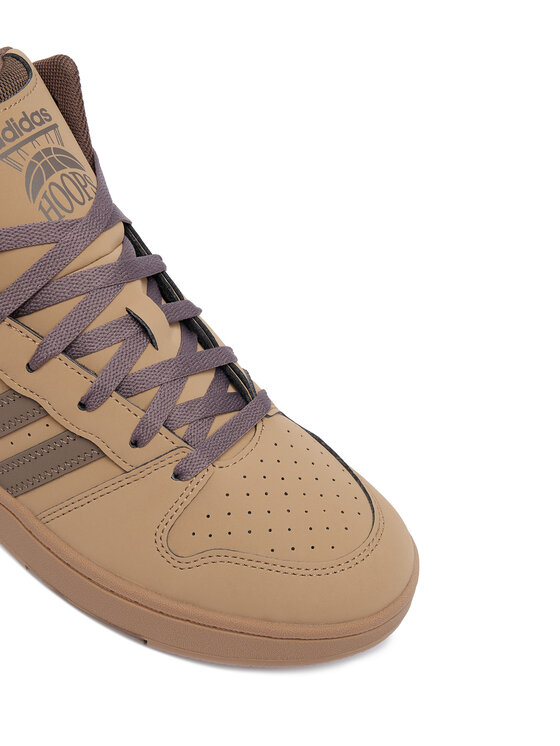 adidas Sneakersy adidas Hoops Mid Classic KI7495 Brązowy jasny