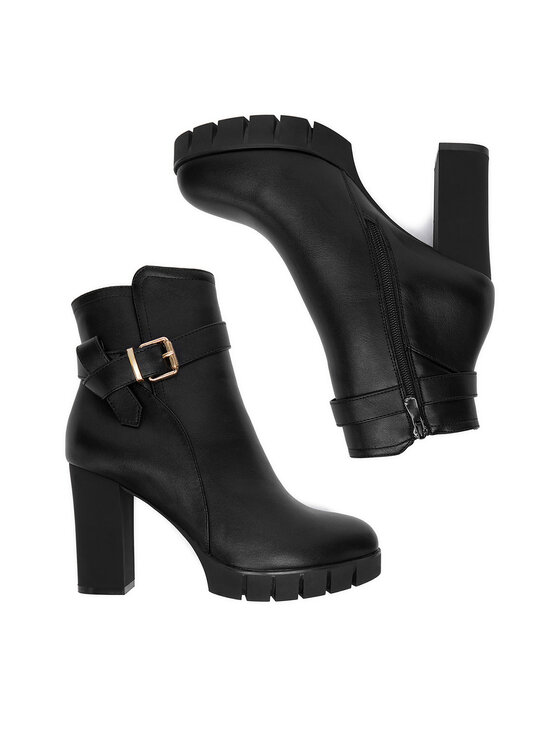 DeeZee Botki DeeZee HX16041A-180 Czarny