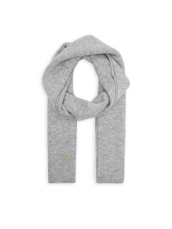 Tommy Hilfiger Šalikas Tommy Hilfiger Luxe AW0AW16646 Pilka