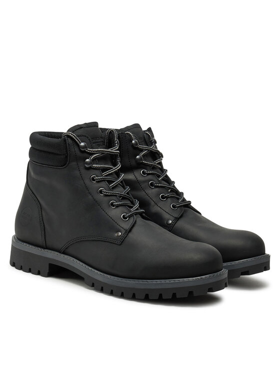 Jack & Jones Черевики туристичні Jack & Jones JfwStanton 12257999 Чорний