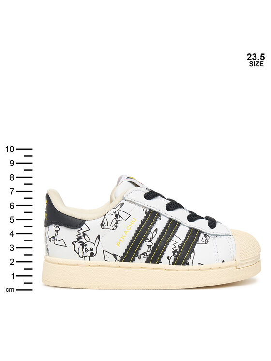 adidas Zapatillas adidas Pokemon Superstar II Elastic Lace KJ5614 Blanco