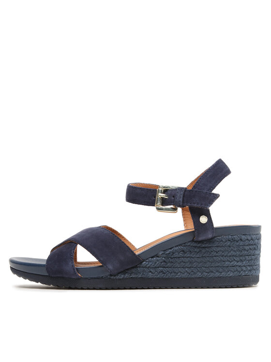 Geox Sandály Geox D Ischia Corda D02HHC00022C4002 Tmavomodrá