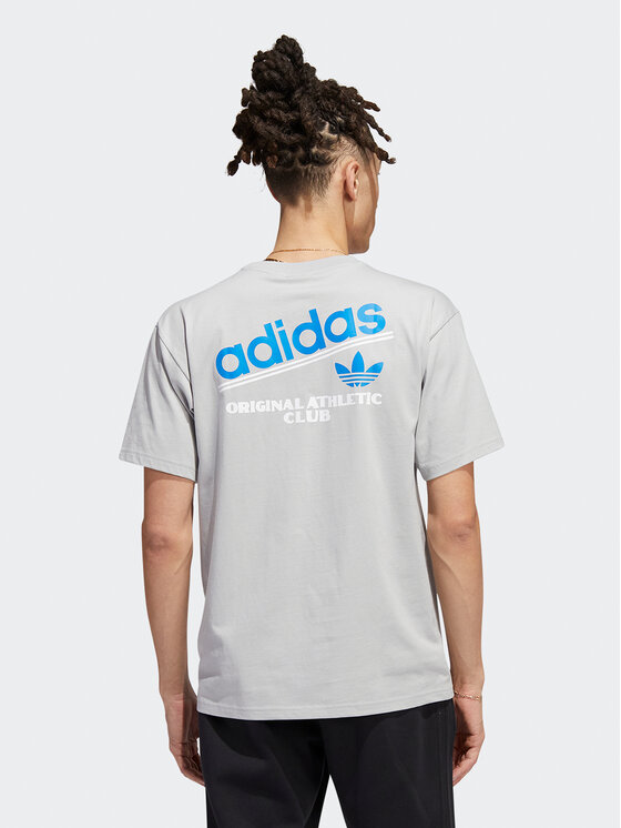 adidas adidas Футболка Athletic Club HI2971 Сірий Regular Fit