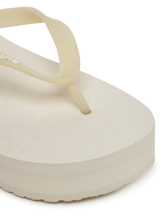 Calvin Klein Jeans Infradito Calvin Klein Jeans Beach Sandal Flatform Tpu YW0YW01830 Écru