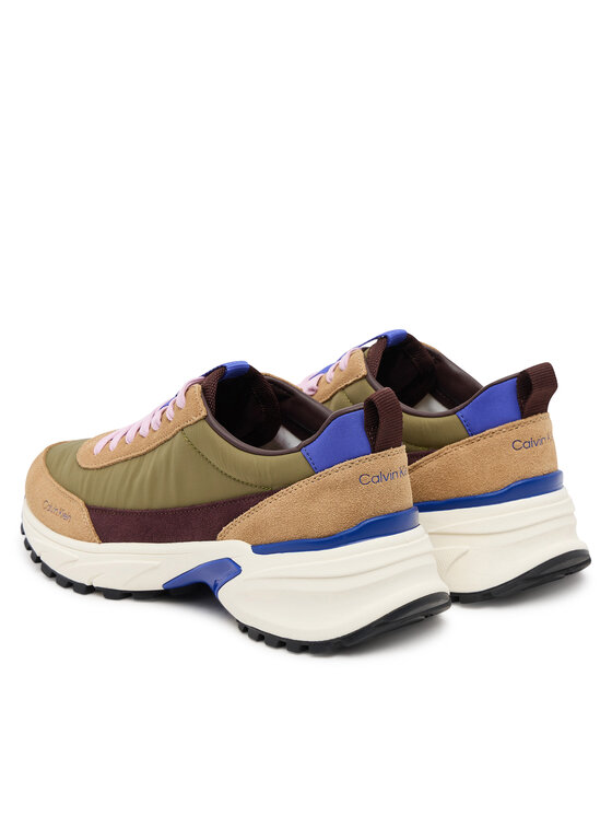 Calvin Klein Tenisice Calvin Klein Hike Runner Mg Nylon Mix YW0YW02075 Zelena