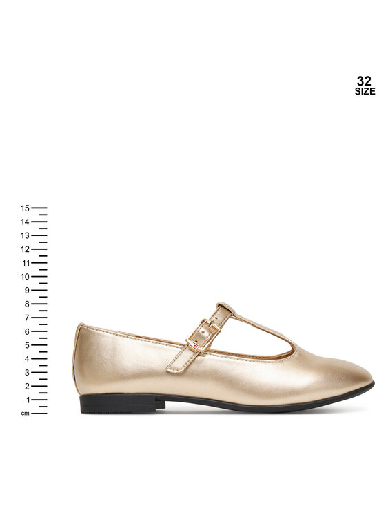 Tommy Hilfiger Ballerine Tommy Hilfiger T3A3-34001-1372 S Oro
