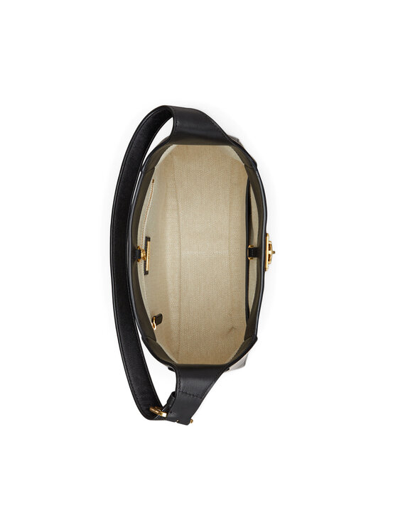 LAUREN RALPH LAUREN Torbica LAUREN RALPH LAUREN Large Tanner Shoulder Bag 431956790002 Crna