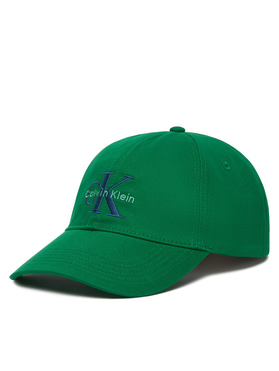 Calvin Klein Gorra con visera Calvin Klein Monologo Embroidery Baseball Cap LV04G5004G Verde
