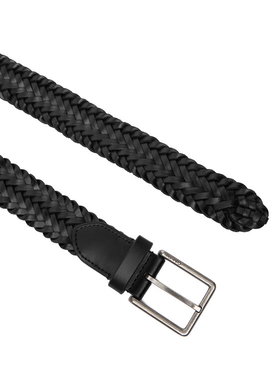 Calvin Klein Pasek Męski Calvin Klein Warmth Buckle 35Mm LV04D7053G Czarny