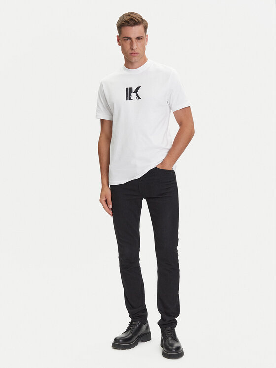 Karl Lagerfeld Jeans Karl Lagerfeld Jeans Camiseta A3M17057 Blanco Regular Fit
