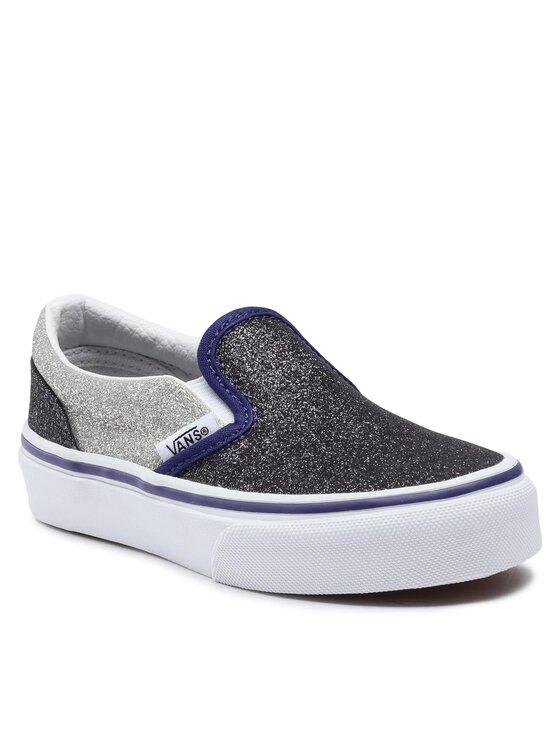 Vans Πάνινα παπούτσια Vans Uy Classic Slip-On VN0005WWSXN1 Ασημί