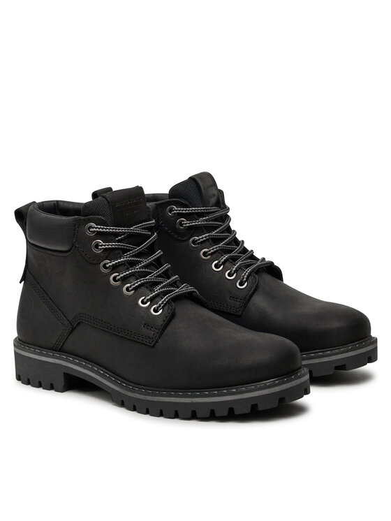 Jack & Jones Черевики Jack & Jones Queensway 12257998 Чорний